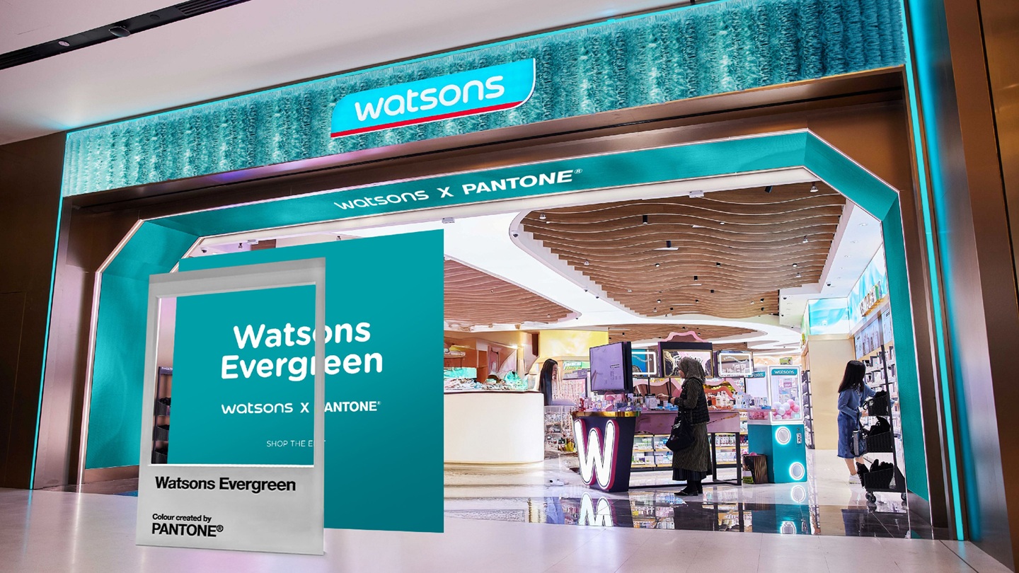 Watsons ve Pantone'den “Watsons Evergreen” ile 185 Yıllık  İyi Yaşam Yolculuğu