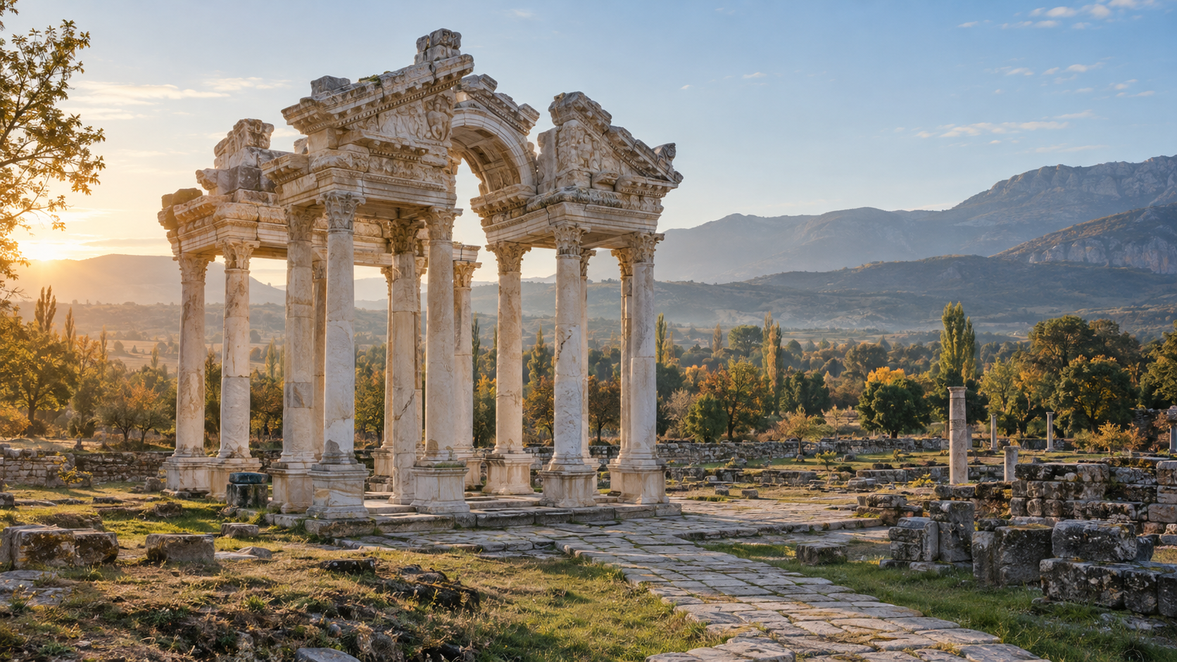 Afrodisias’ta Mermerin Hafızası: Tetrapylon’dan Stadyuma Bir Gün
