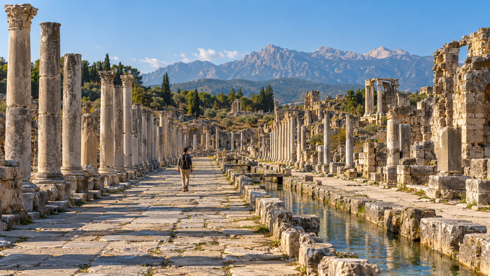 Perge’de Suyun İzini Sürmek: Sütunlu Caddeden Taş Akşamına