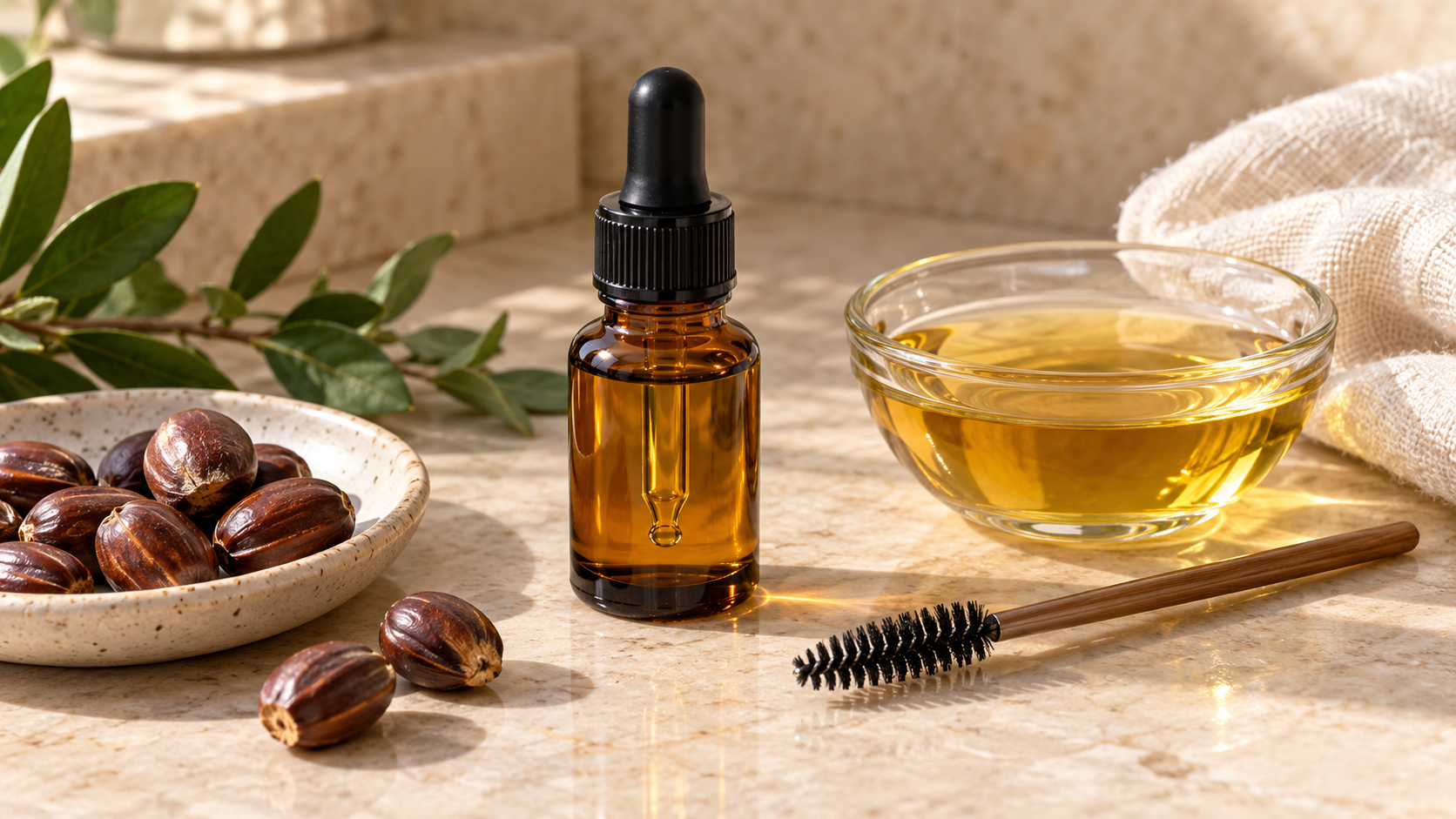 Kaşlara İki Damla: Jojoba ve Hint Yağıyla Ölçülü Bakım