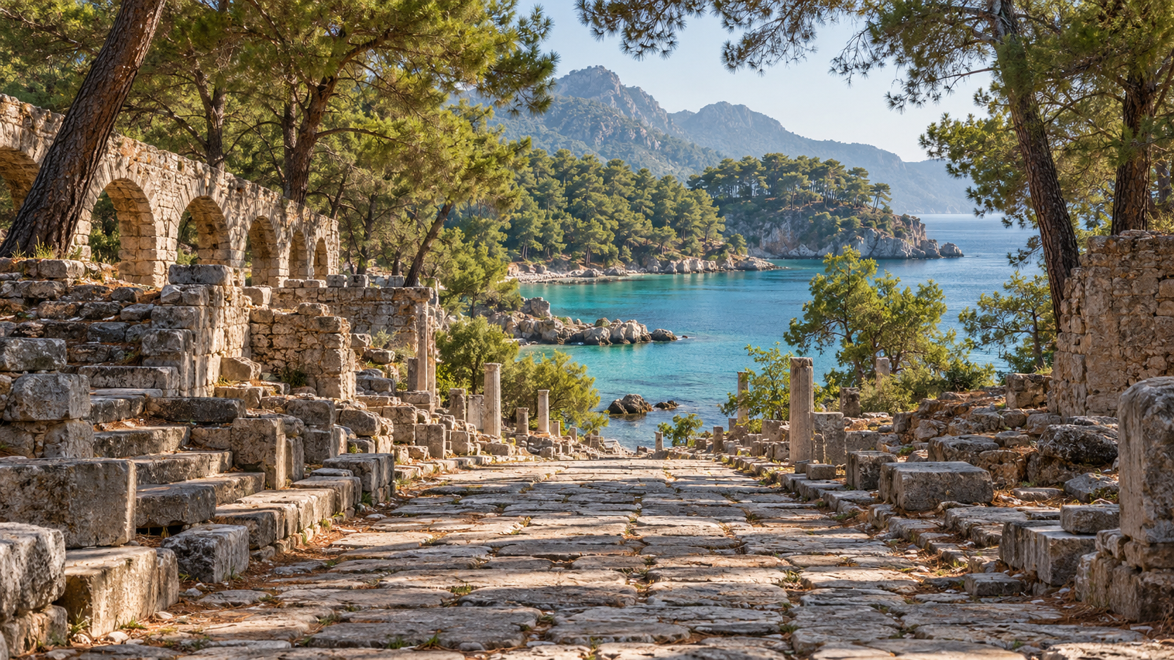 Phaselis’te Üç Liman Arasında: Çam Gölgesinden Akdeniz’e Bir Gün